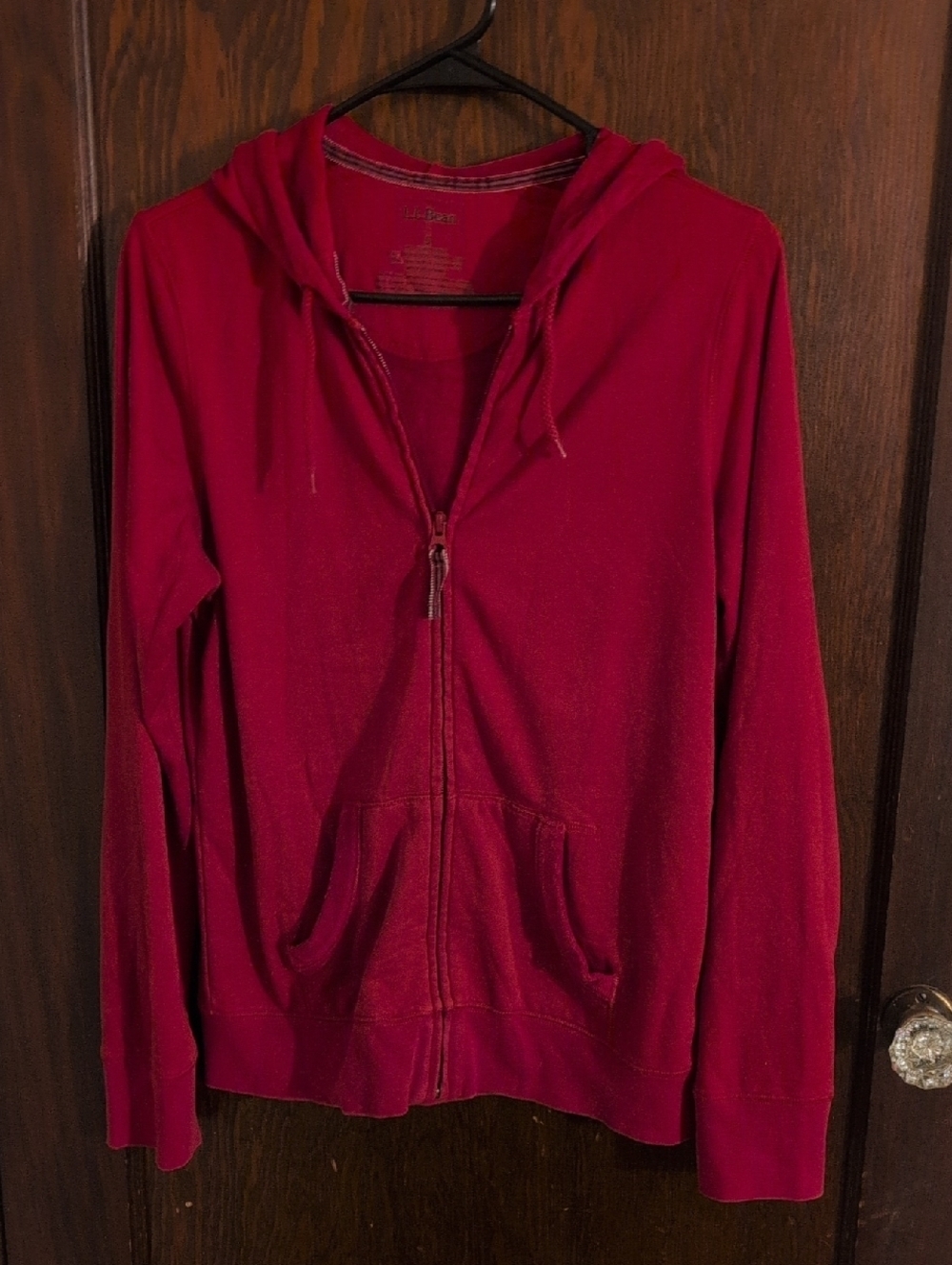 L.L. Bean Bright Red Crewneck Tee